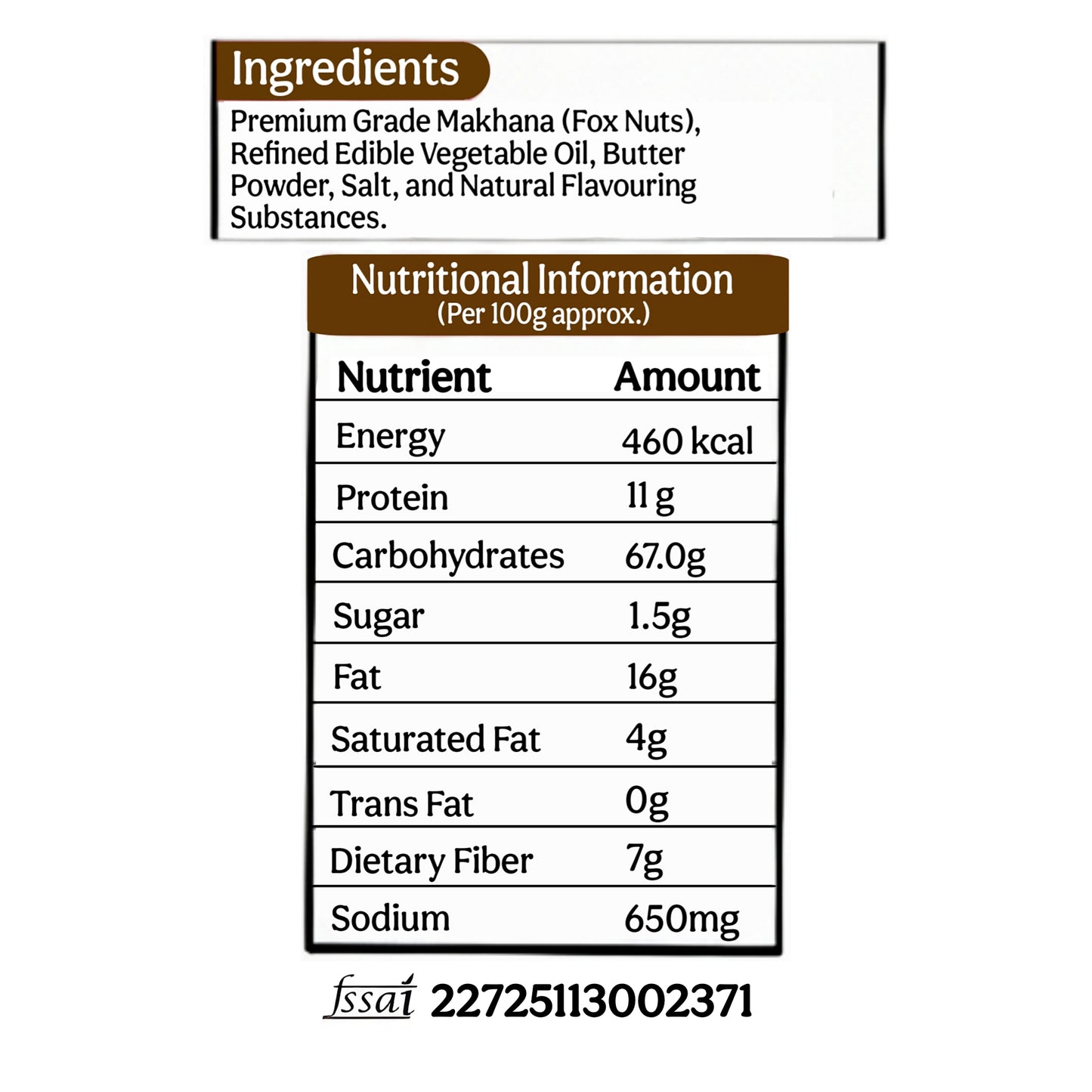 Makhana - Butter Salted | Roasted, Not Fried
