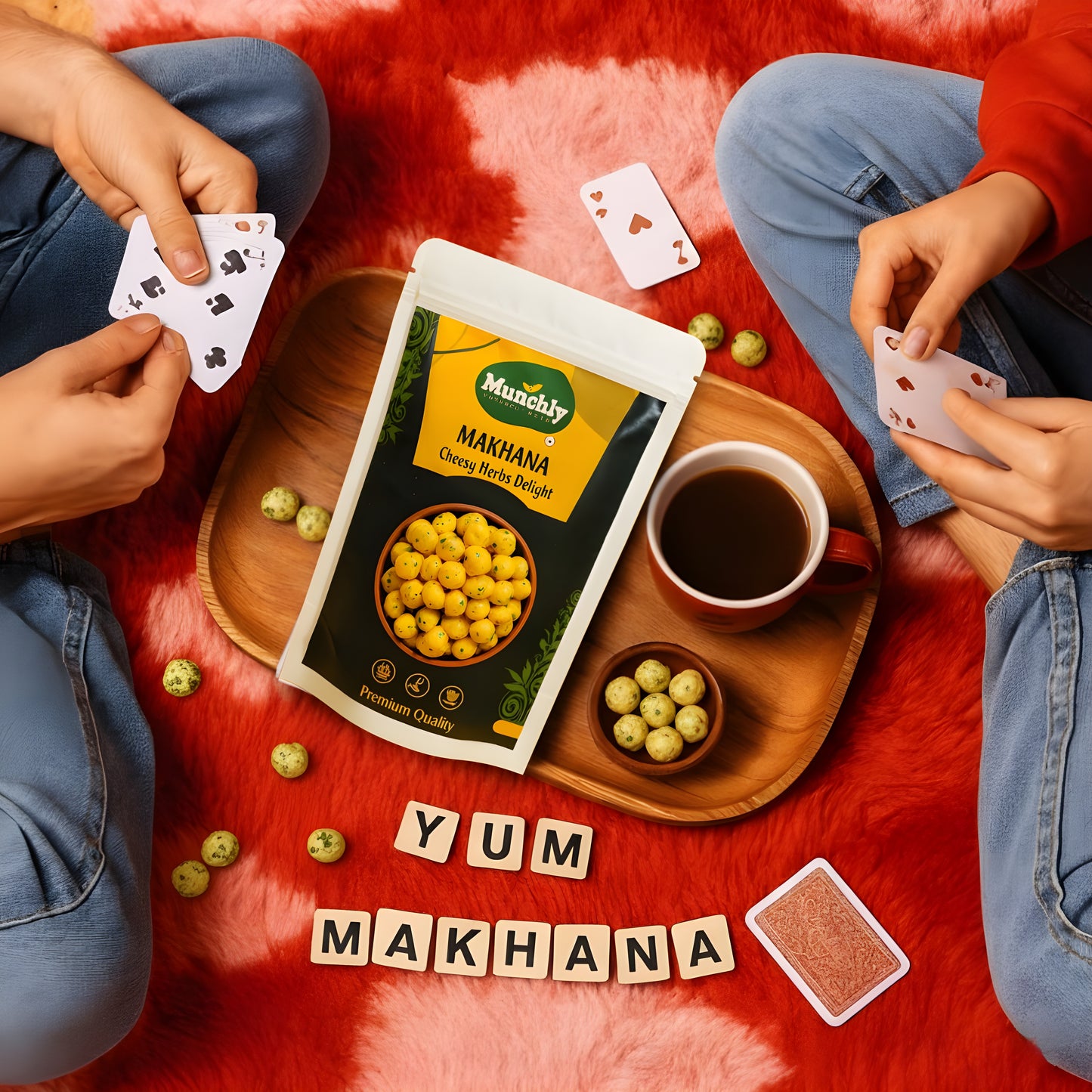 Makhana – Cheese & Herbs | Roasted, Not Fried