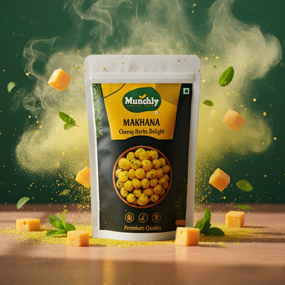 Makhana – Cheese & Herbs | Roasted, Not Fried