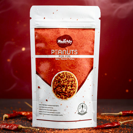 Munchly Peri Peri Peanuts | Roasted, Not Fried