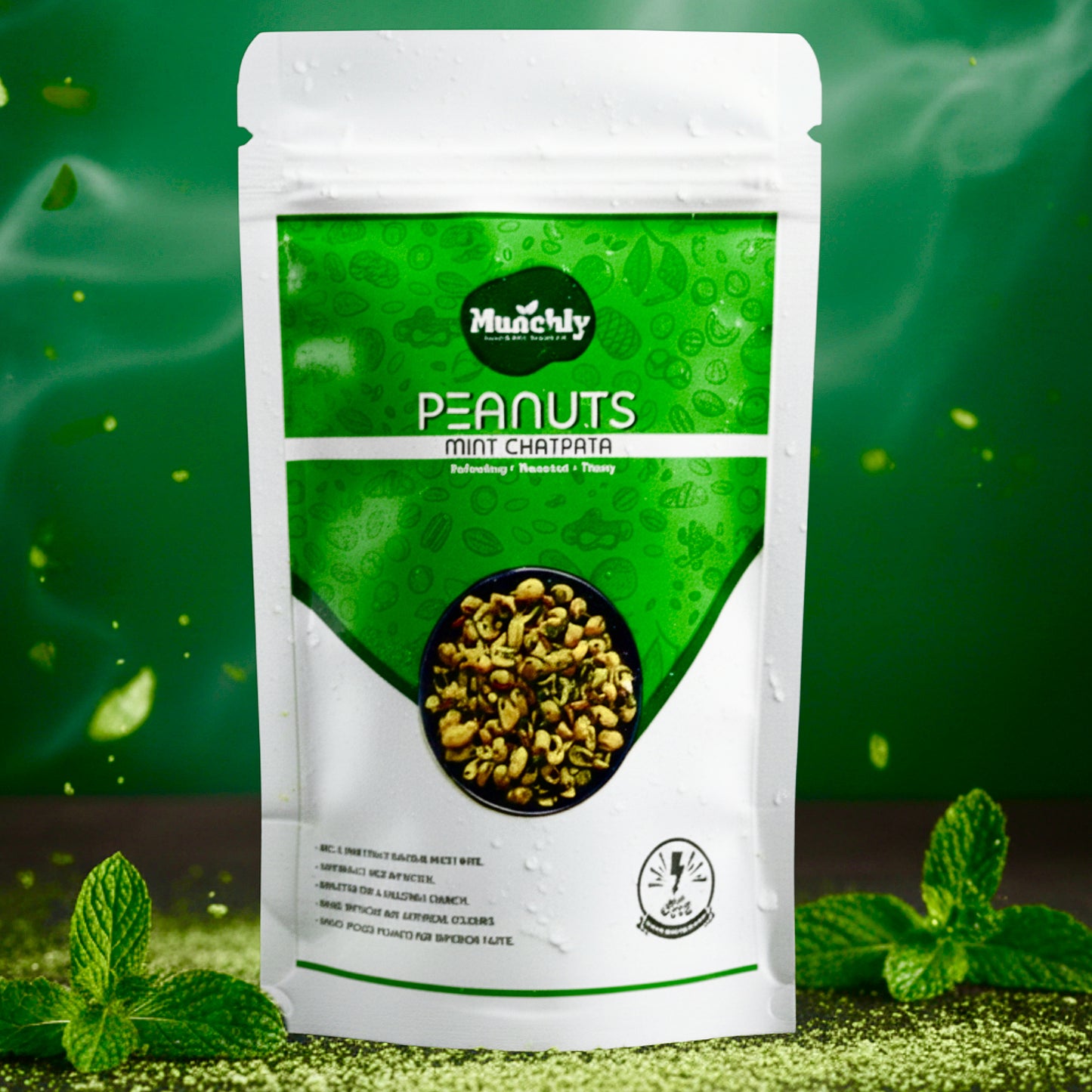 Munchly Mint Chatpata Peanuts | Roasted, Not Fried