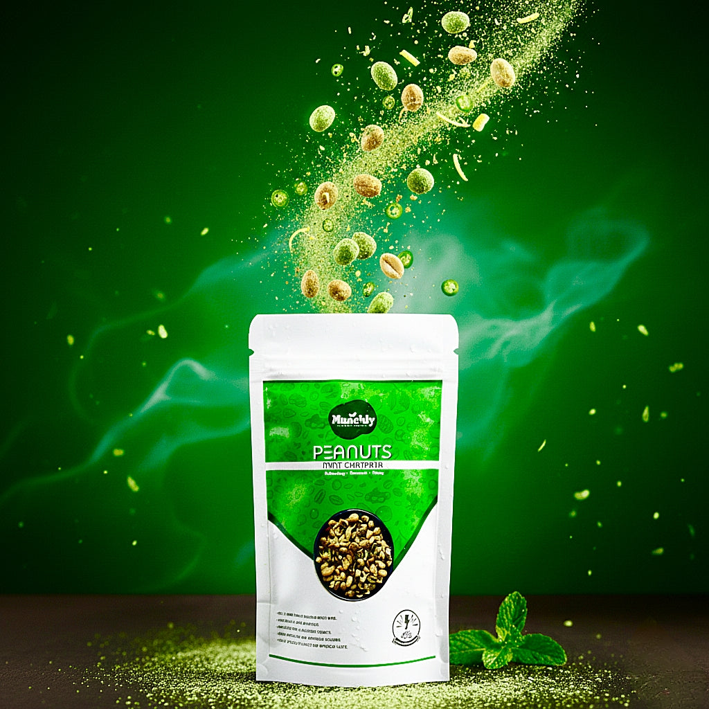 Munchly Mint Chatpata Peanuts | Roasted, Not Fried