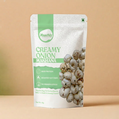 Munchly Creamy Onion Makhana (45g)